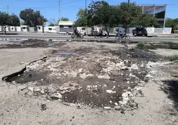Solicitan rehabilitación urgente en calles de la colonia Sochiloa en Cajeme