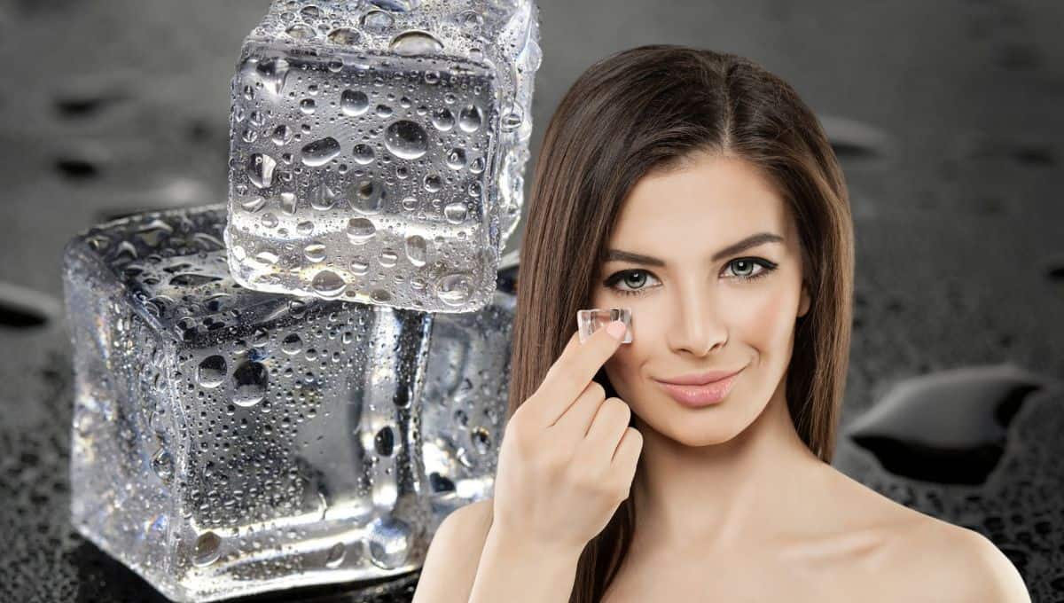 Así puedes usar el hielo correctamente para cuidar tu cara ¿Qué beneficios tiene?