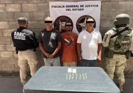 Capturan a tres durante cateo en Hermosillo
