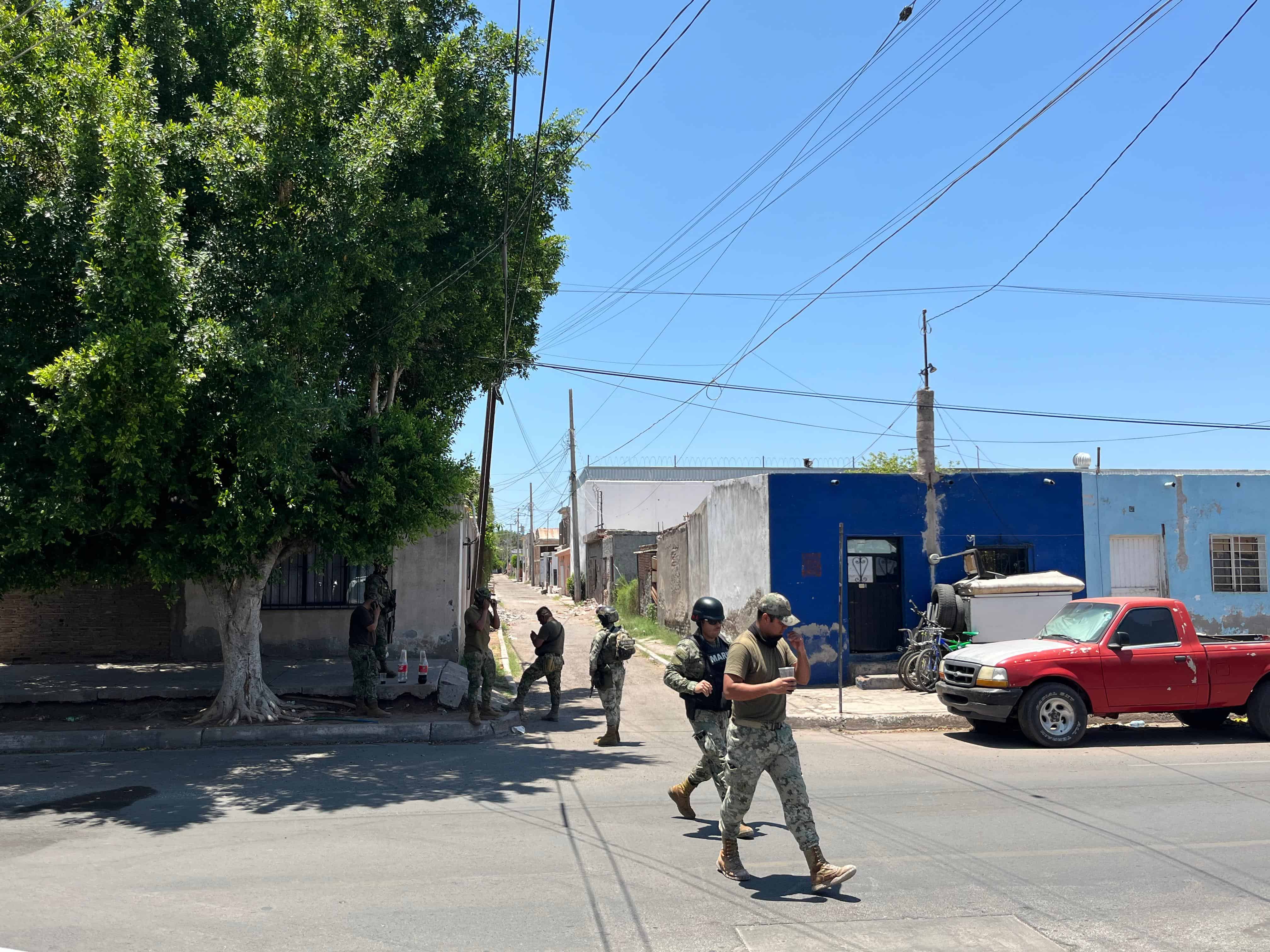Elementos de la Marina desmantelan supuesta guarida de delincuentes en la colonia Hidalgo