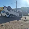 Vuelven a chocar en el bulevar Ramírez; hay tres autos involucrados