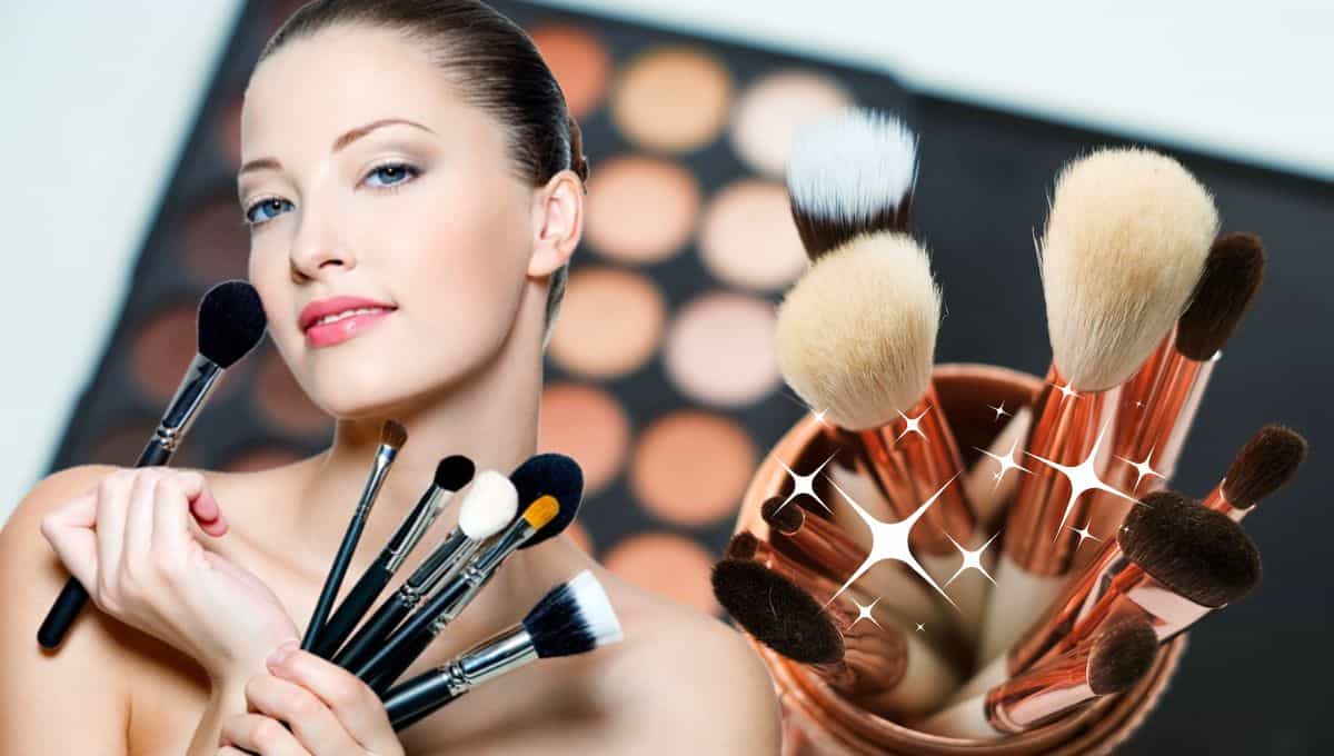 Así puedes limpiar tus brochas de maquillaje para evitar que se maltraten ¿Qué necesitas? | VIDEO