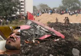 ¿Qué se sabe sobre los sobrevivientes del accidente aéreo en la India? Circula información en redes