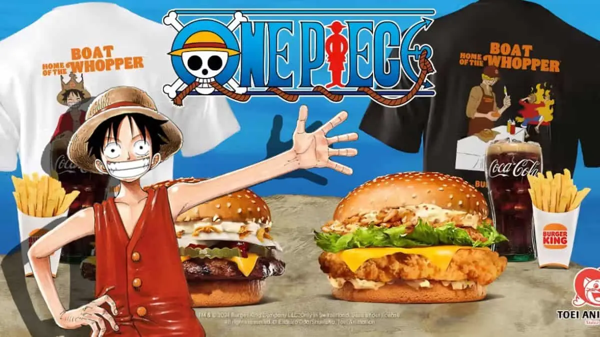 Burger King se une a One Piece en una nueva colaboración: estos son los detalles que debes conocer