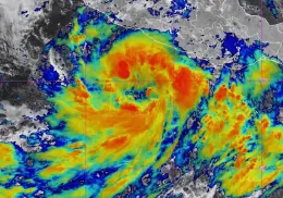 Tormenta Dalila se acerca a las costas de México