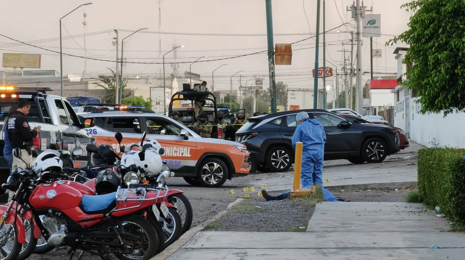 Asesinan a joven afuera de banco en Ciudad Obregón
