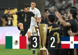 México vence a República Dominicana en su debut en la Copa Oro 2025