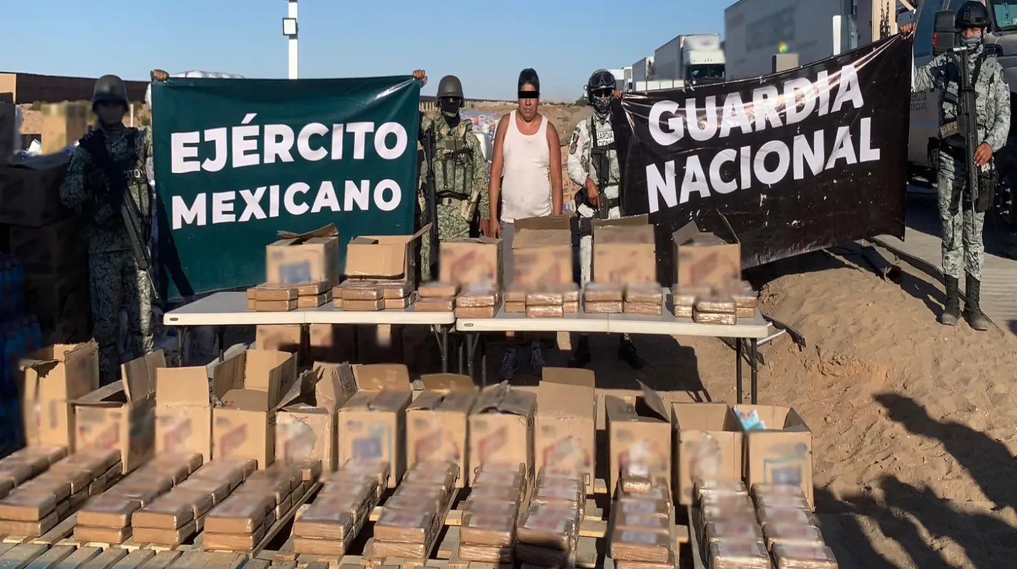 Interceptan tráiler cargado de cocaína en SLRC; la droga iba oculta en cajas con jabón