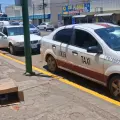Taxis pirata: retirarán franja amarilla en calle Miguel Alemán