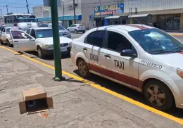 Taxis pirata: retirarán franja amarilla en calle Miguel Alemán