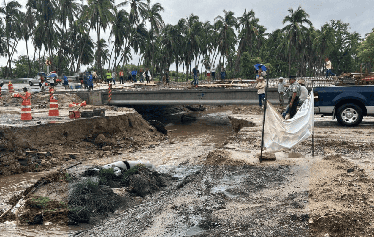 Tormenta Tropical Dalila causa deslaves e inundaciones en varios estados