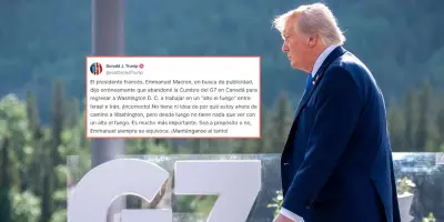 Trump niega que su retiro del G7 haya sido por un posible "alto el fuego" entre Israel e Irán