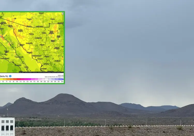 Frente frío fuera de temporada: Se esperan fuertes vientos, lluvias y tormentas eléctricas en Sonora