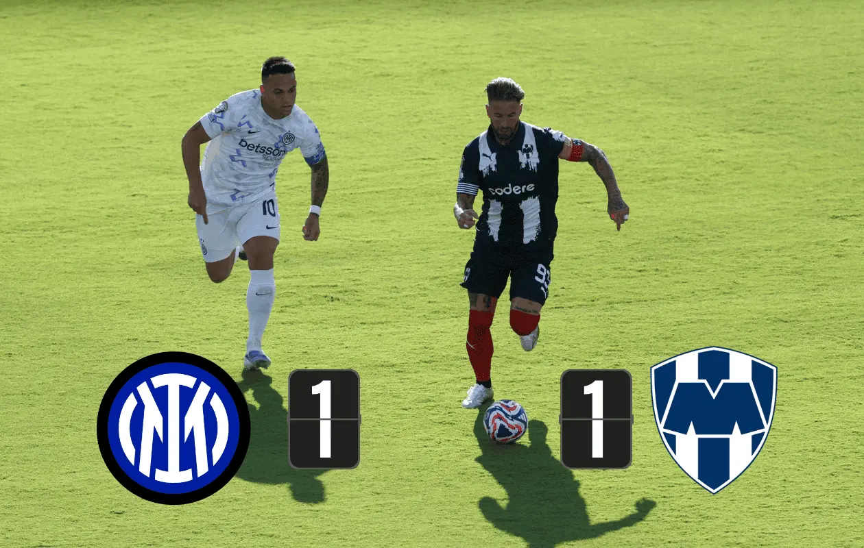 Rayados de Monterrey se mostró dominante ante el equipo italiano.