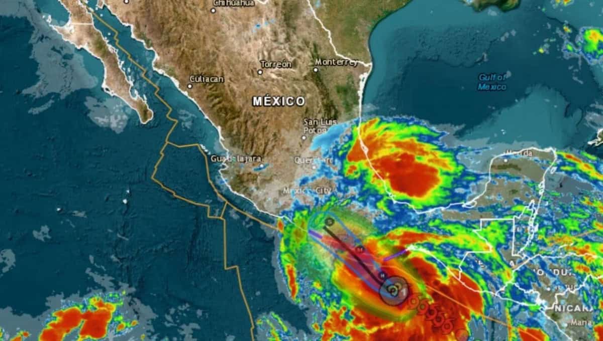 Huracán Erick: Protección Civil revela lugar exacto donde tocará tierra