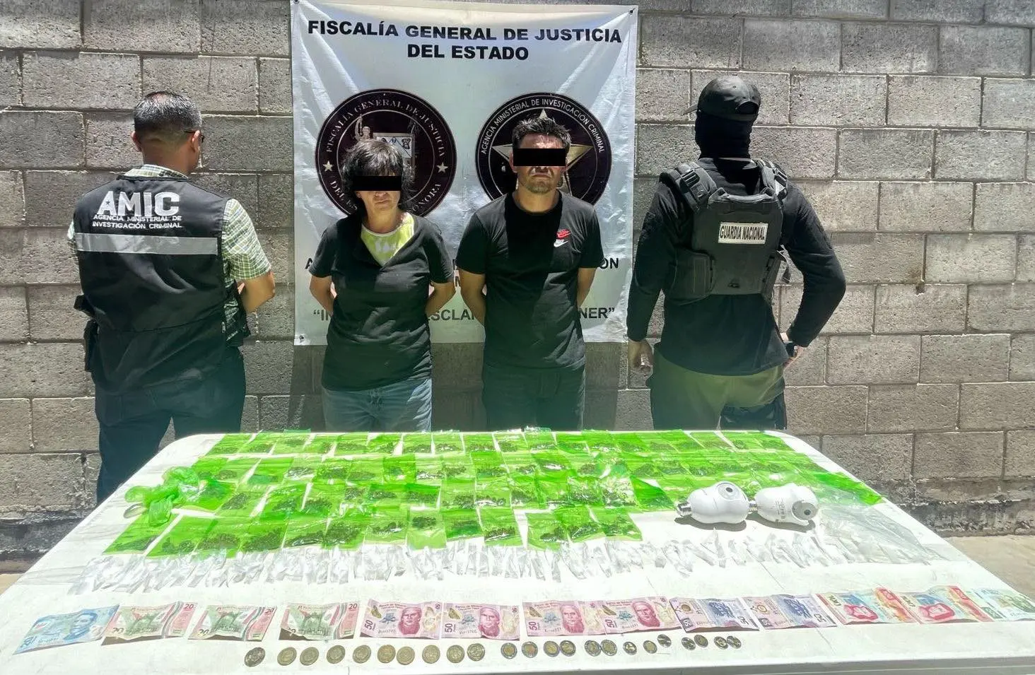 Catean “tiradero” de droga en Hermosillo; hay dos detenidos