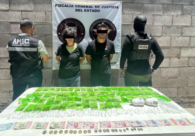Catean "tiradero" de droga en Hermosillo; hay dos detenidos