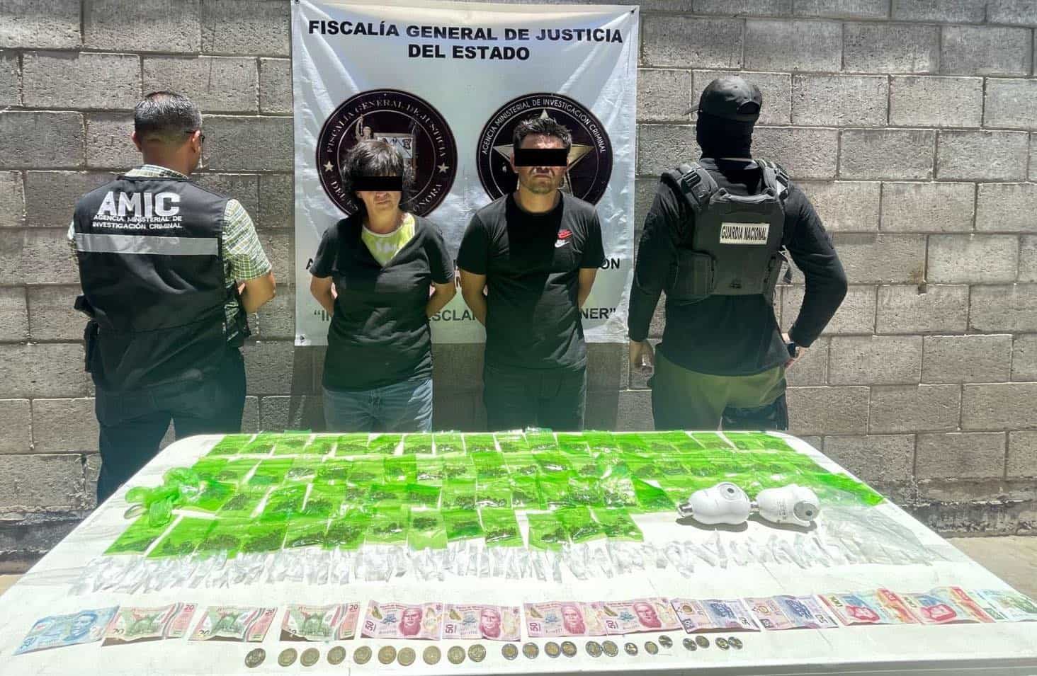 Catean tiradero de droga en Hermosillo; hay dos detenidos
