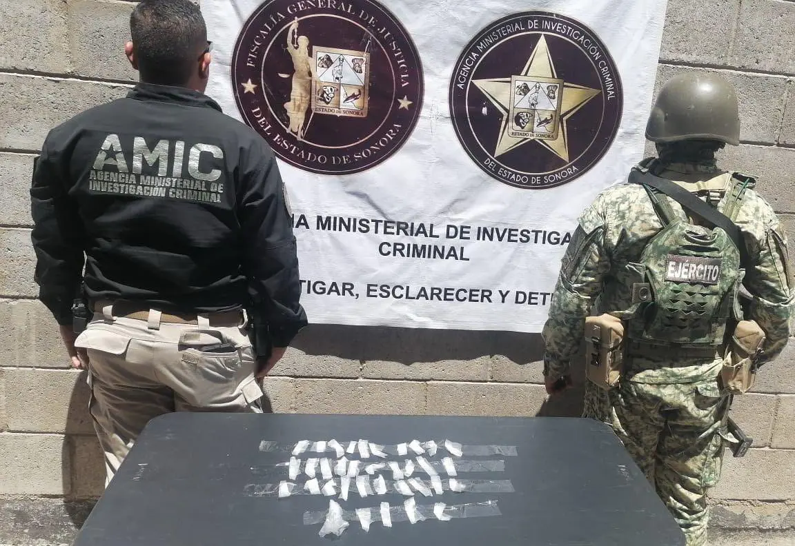 Decomisan cámaras y droga en Hermosillo