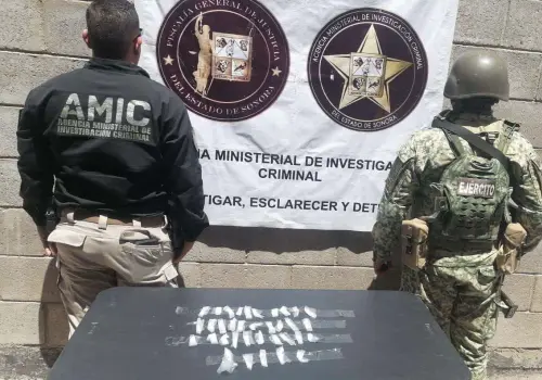 Decomisan cámaras y droga en Hermosillo