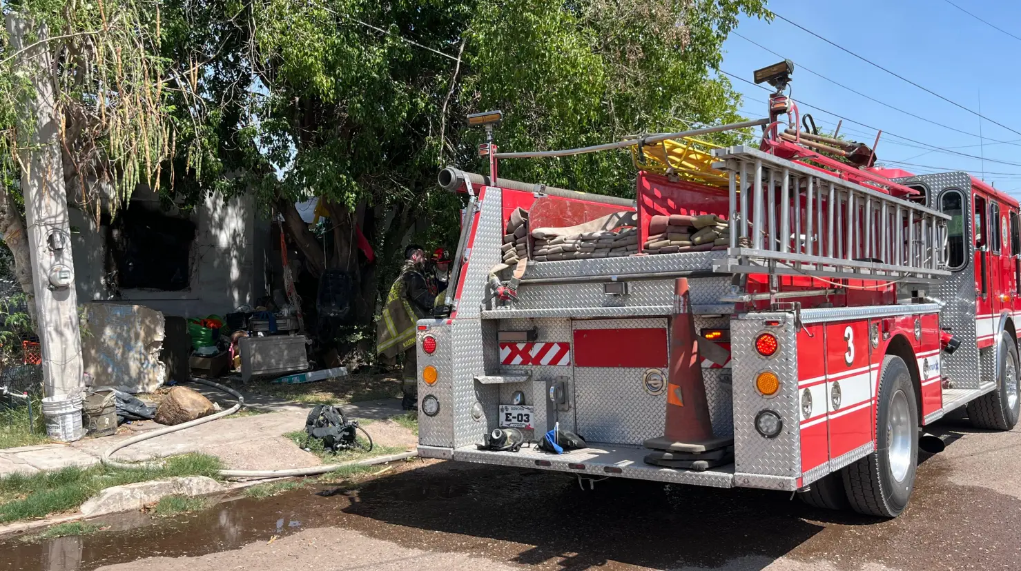 Incendio en Nueva Galicia moviliza a Bomberos de Cajeme