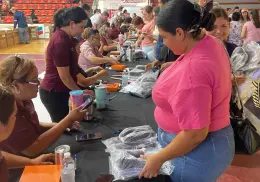 Preparan la entrega de uniformes en Navojoa