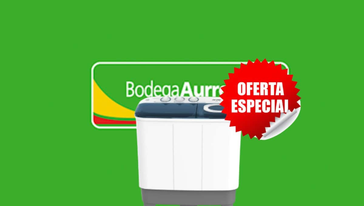Bodega Aurrera tiene una oferta en una lavadora con precio menor a 4 mil pesos