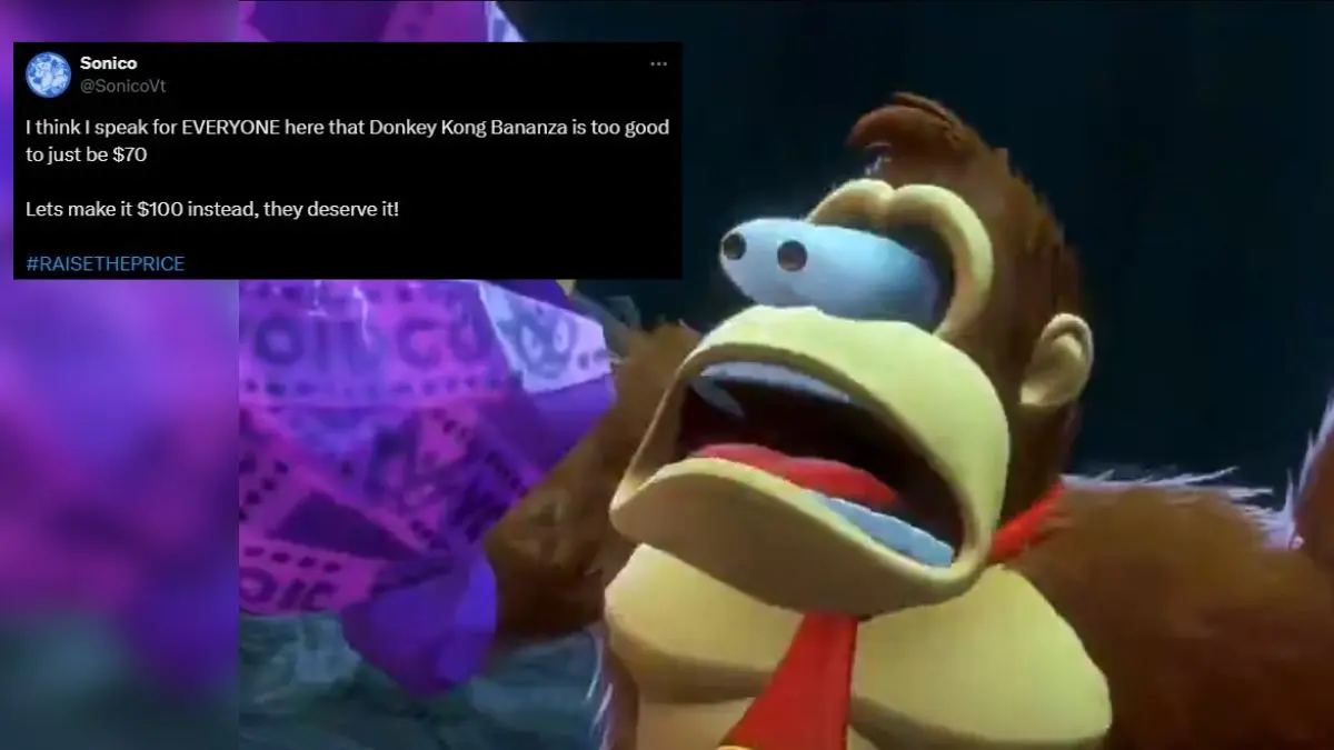 Usuarios de Nintendo Switch 2 piden que Donkey Kong Bananza cueste 100 dólares, desatando el enojo de la comunidad