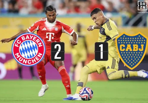 Bayern Múnich derrota 2-1 a Boca Juniors en Mundial de Clubes 2025