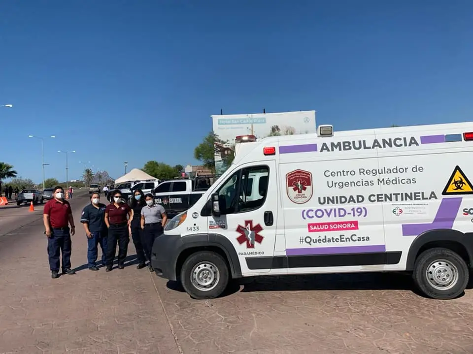 Auxilian a accidentados en diversas localidades de Sonora