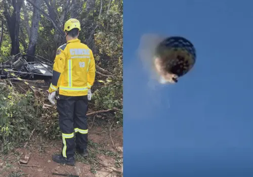 VIDEO | Globo aerostático se incendia en pleno vuelo y deja 8 muertos en Brasil