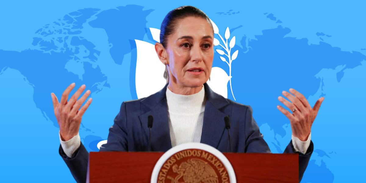 Sheinbaum cita al Papa Francisco y reafirma el compromiso de México con la Paz Mundial