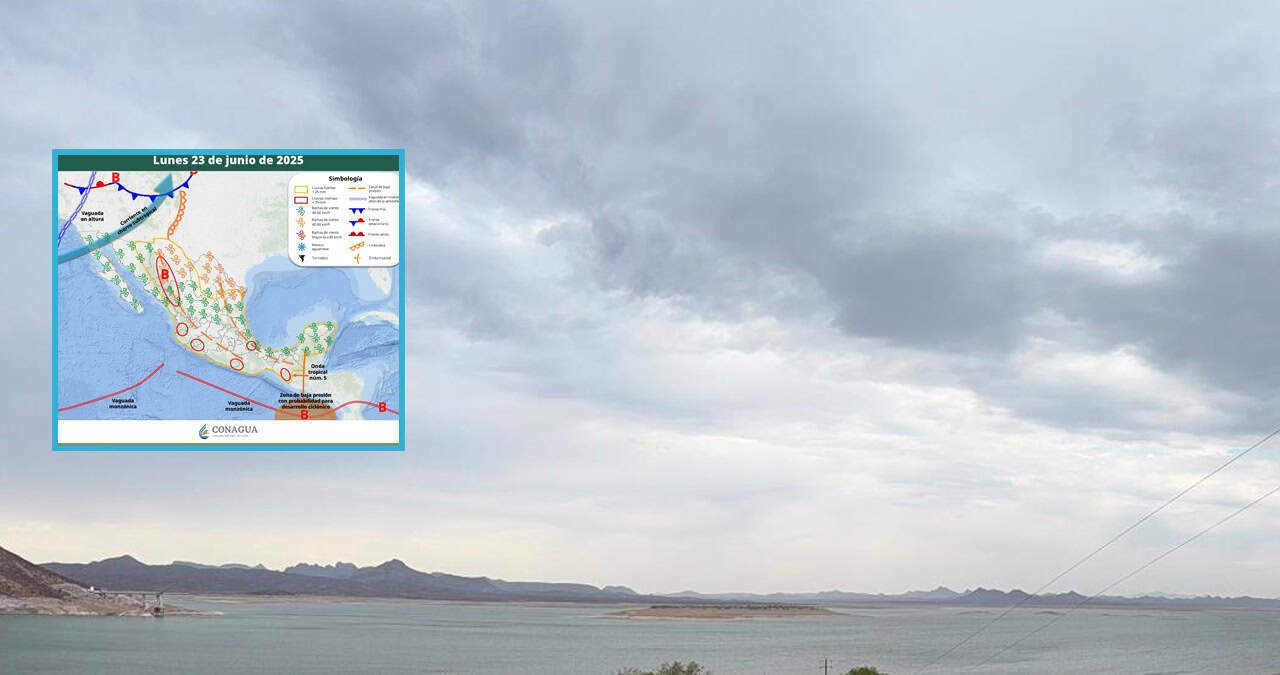 Clima en Sonora hoy, 23 de junio: Chubascos y lluvias muy fuertes en algunas regiones, pero mucho calor en otras