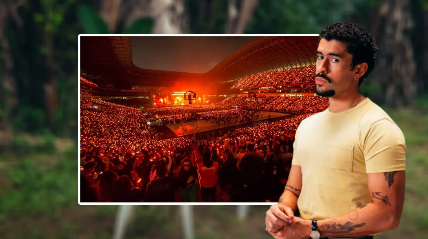Bad Bunny regresa a los escenarios y aclara expectativas: su gira no será como la de Taylor Swift