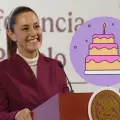 Claudia Sheinbaum celebra su cumpleaños 63 entre flores, Mañanitas y pastel en Palacio Nacional