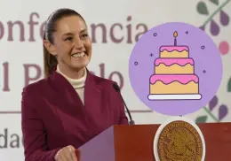 Claudia Sheinbaum celebra su cumpleaños 63 entre flores, Mañanitas y pastel en Palacio Nacional