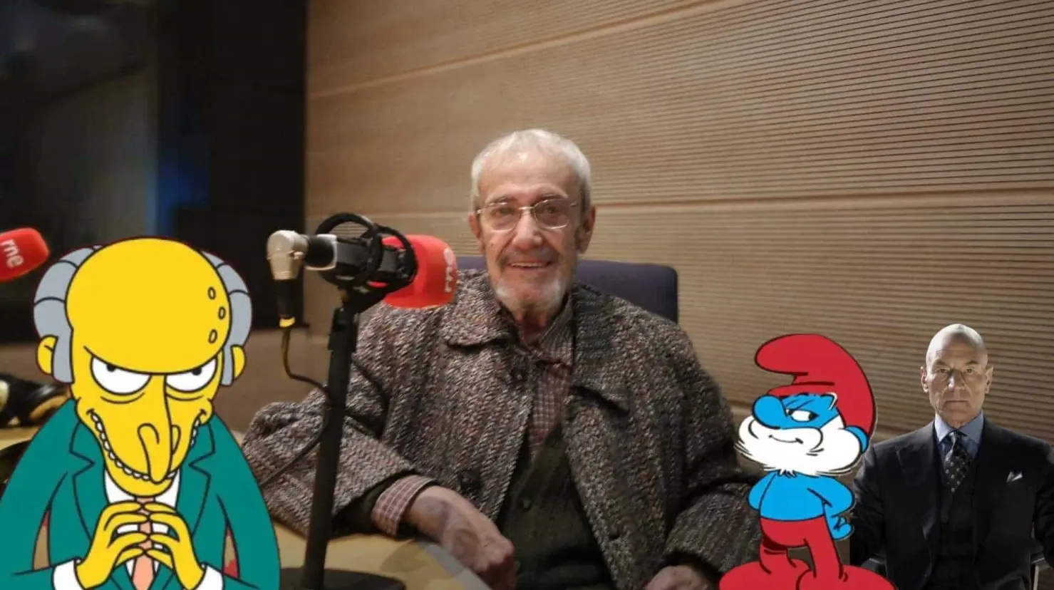 Fallece Javier Franquelo, la emblemática voz en español del Señor Burns, a los 91 años