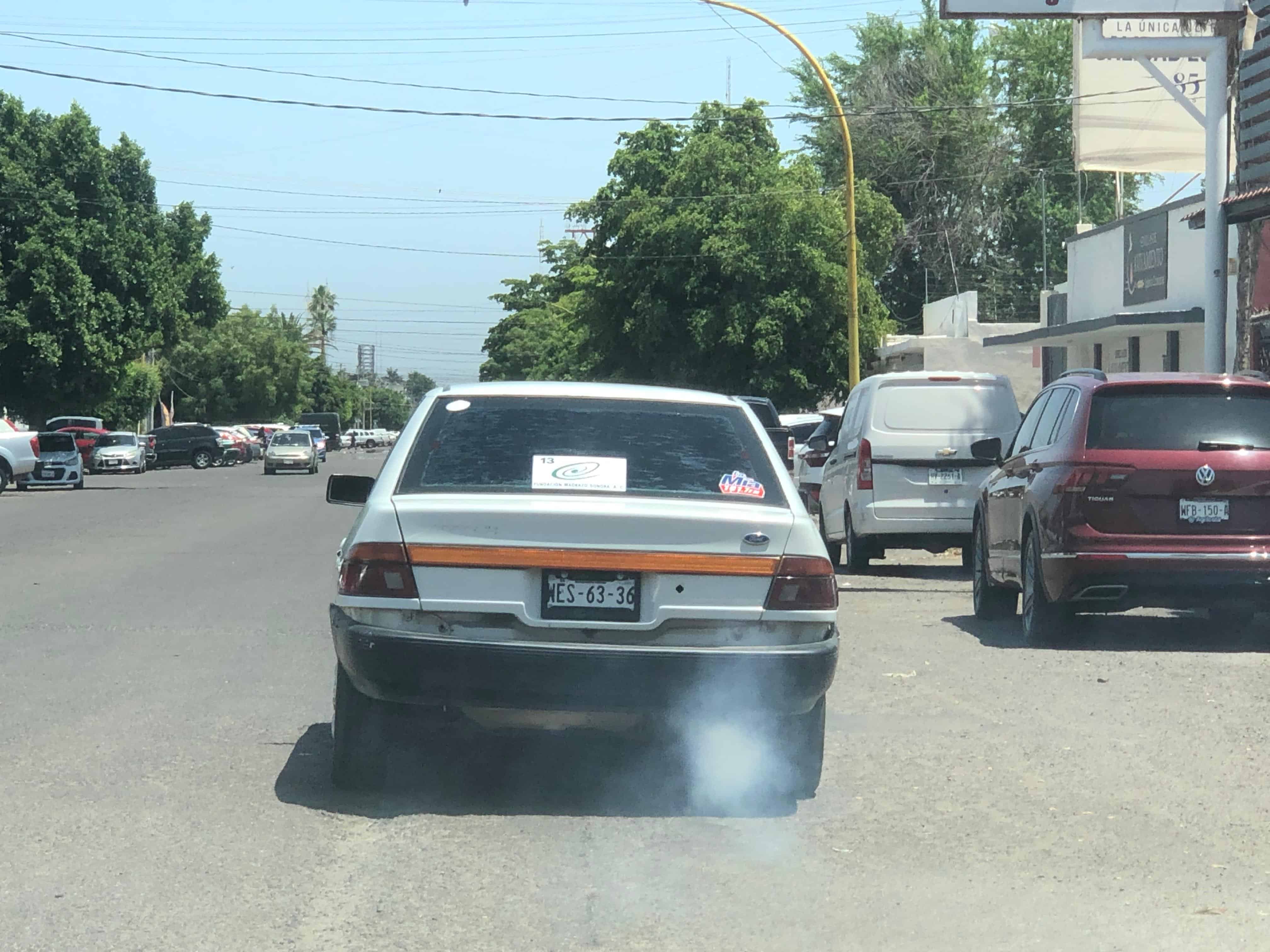 Cajemenses no denuncian vehículos contaminantes