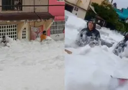 ¿Qué problemas de salud pueden enfrentar las personas de Naucalpan que jugaron con espuma contaminada?