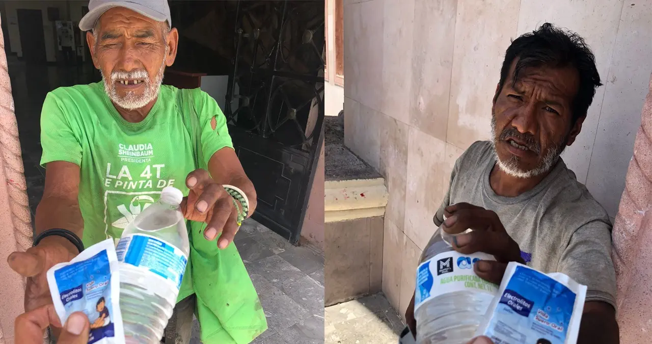 DIF Cajeme realiza recorridos para hidratar a indigentes