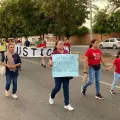 Magisterio y padres de familia exigen la abrogación a la Ley del Issste en Navojoa