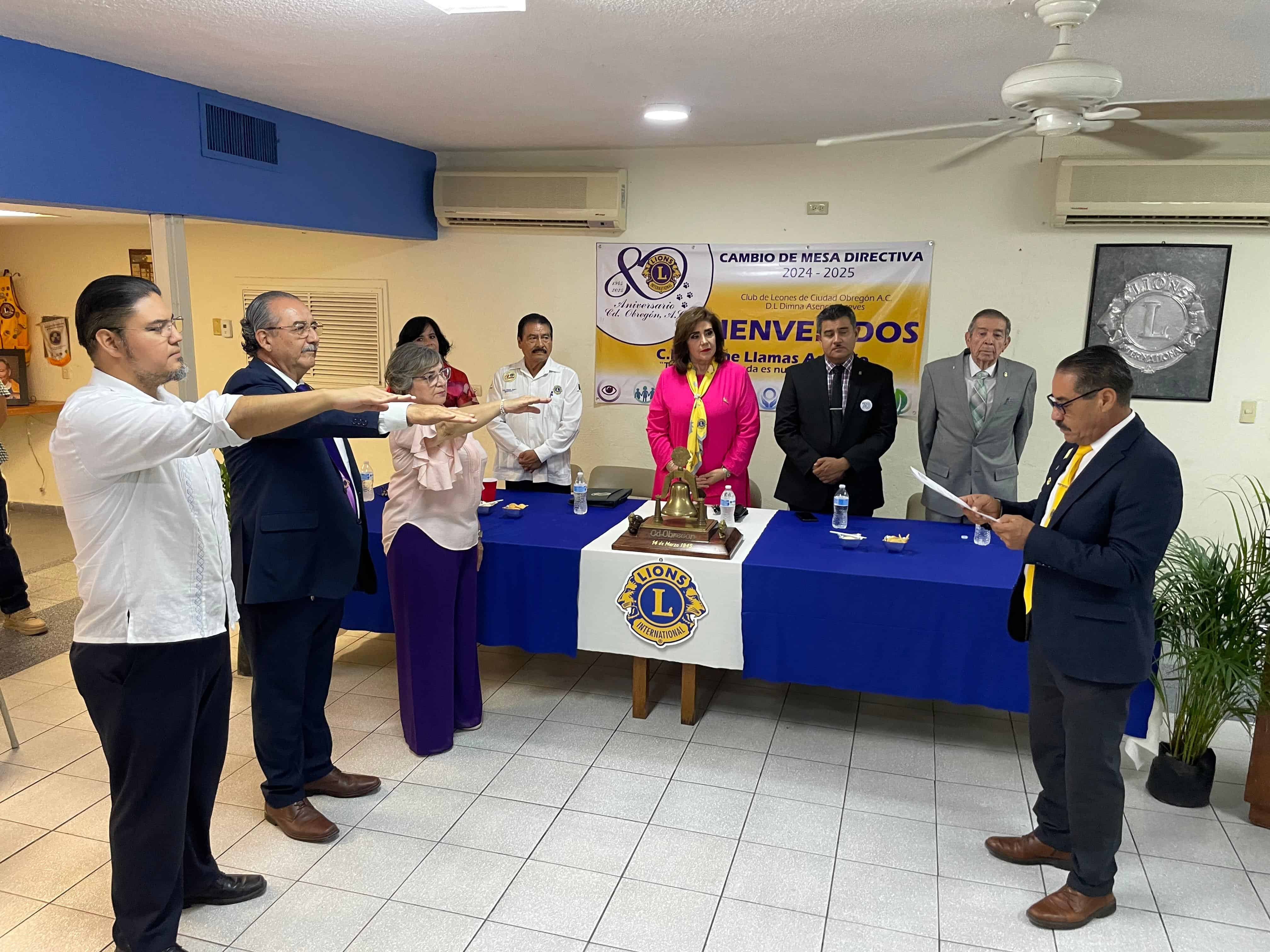 Club de Leones de Ciudad Obregón tiene nuevo presidente