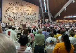 Cientos se unen a la fiesta del Sagrado Corazón de Jesús en Ciudad Obregón