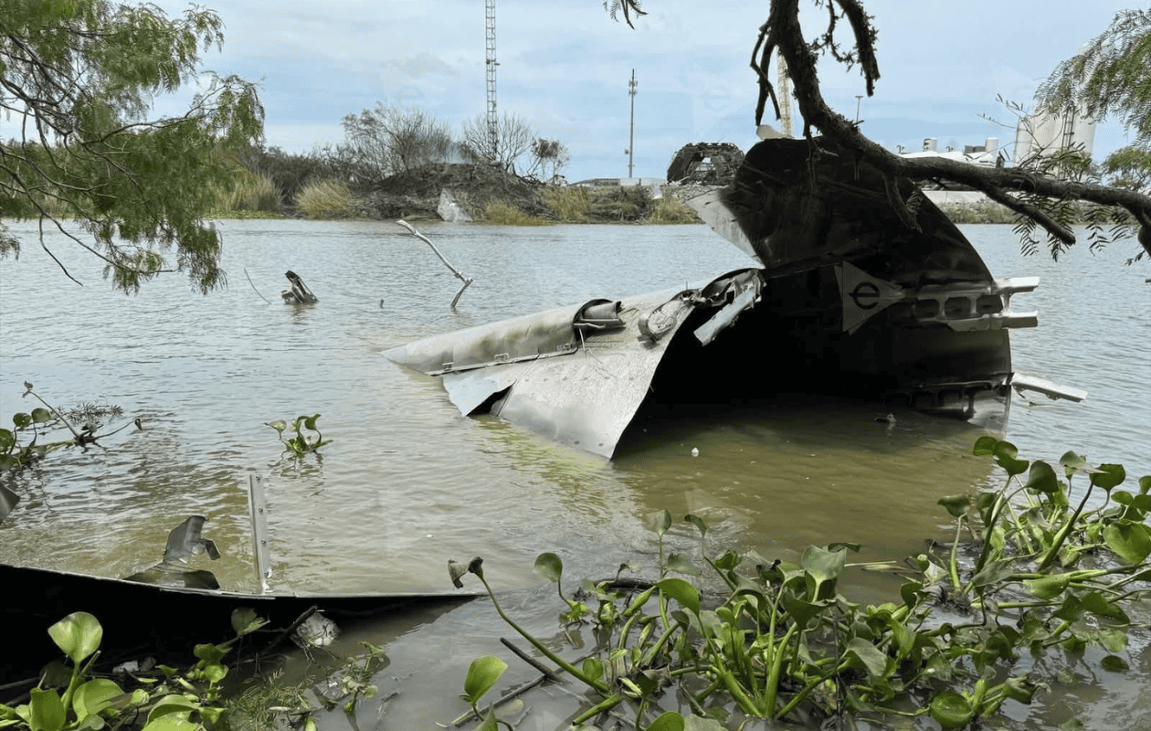 SpaceX pide apoyo a México para recuperar restos de cohete en Tamaulipas