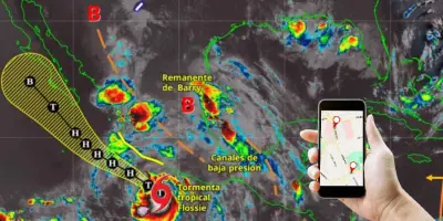¿Dónde está la tormenta Flossie?: así puedes seguir su trayectoria en tiempo real desde tu celular