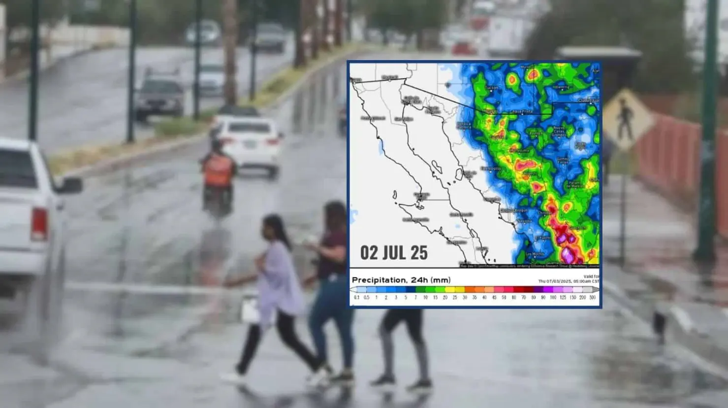 Clima en Hermosillo hoy 2 de julio; se pronostica lluvia en la capital sonorense