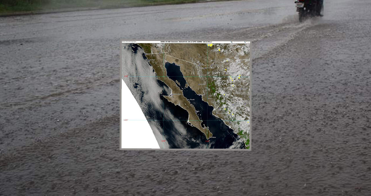 Se esperan lluvias fuertes en estos municipios de Sonora para esta tarde