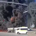 Choca tren con pipa de Pemex al norte de Ciudad Obregón