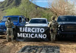 Decomisan armamento y vehículos en Álamos
