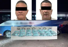Transportaban fentanilo en autobús de pasajeros; los aseguraron en Caborca